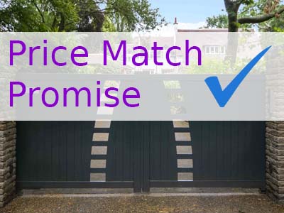 gate automation supplies price match
